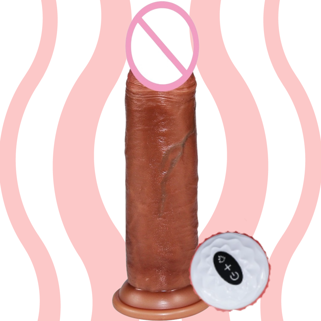 Vibrador Dildo Realista com controle remoto - Frete Grátis